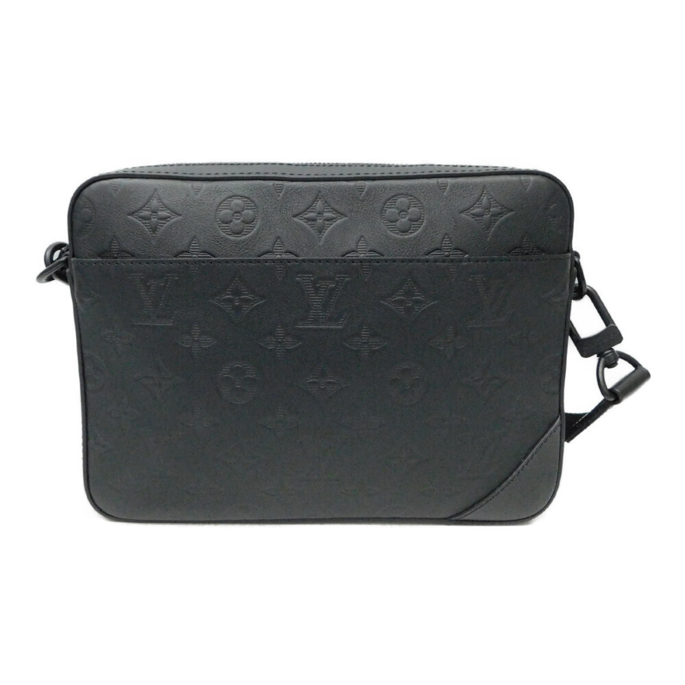 Louis Vuitton Shoulder Bag Duo Black Messenger Shadow Body Monogram